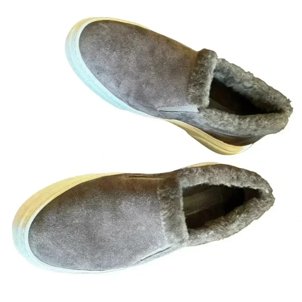 M. GEMI The Cerchio Shearling Sneakers Slip-On